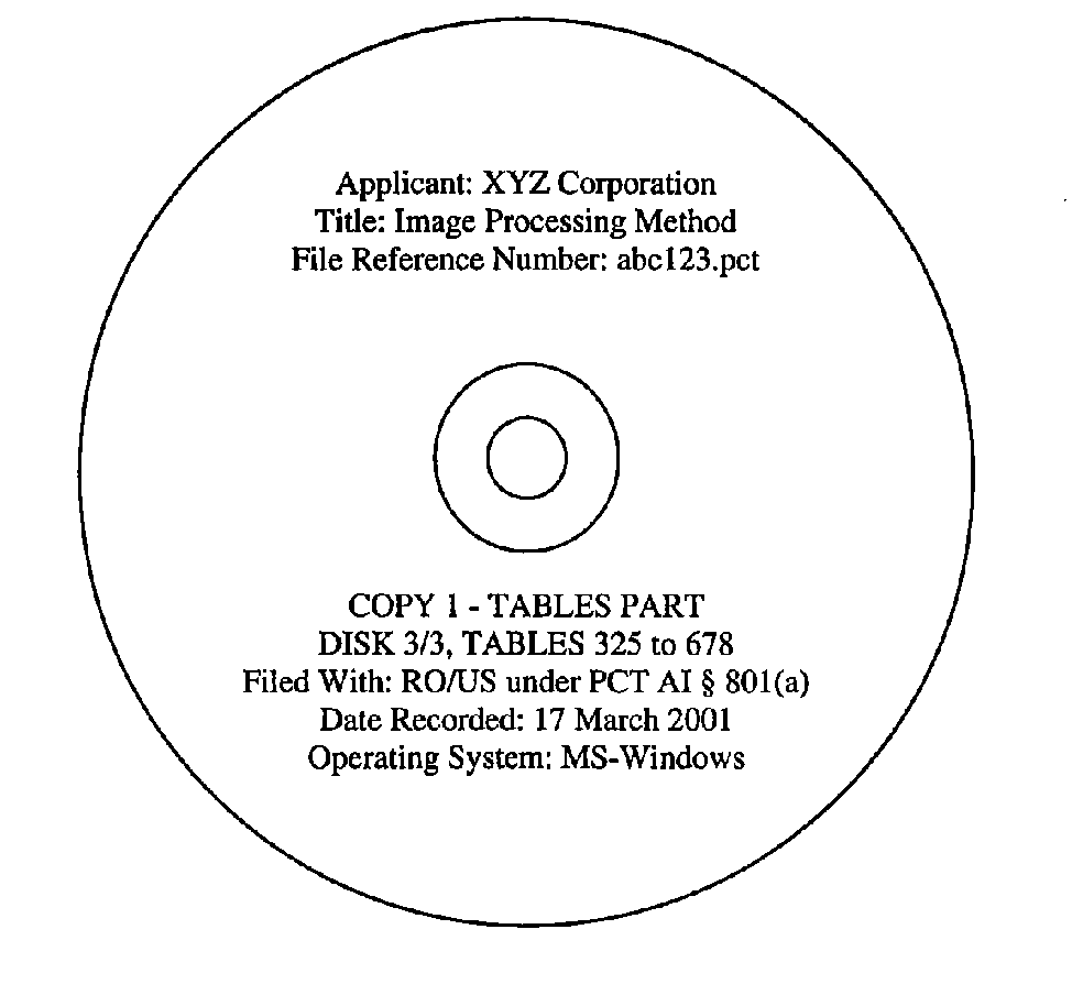 <b>Example of properly labeled electronic medium</b>